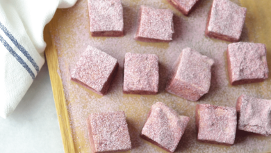 homemade elderberry marshmallows