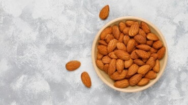 almonds in a bowl almonds in a bowl