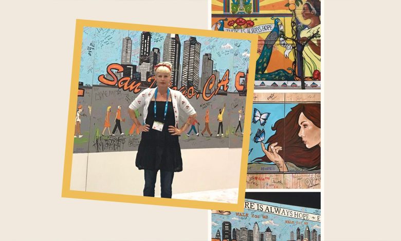 Portray Helps Artist Lydia Emily Deal With MS 1 Painting Helps Artist Lydia Emily Deal With MS