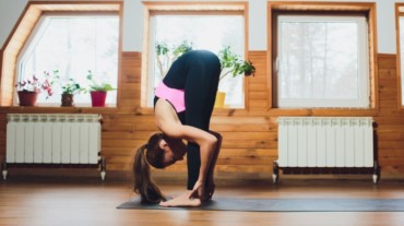 Woman doing yoga Woman doing yoga